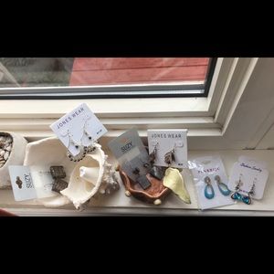 6 sets of costume earrings, never worn before.